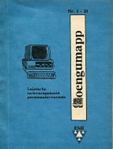 Laiatarbe tarkvarapaketid personaalarvutitele. Kohtvõrgud. Integreeritud andmetöötlussüsteemid