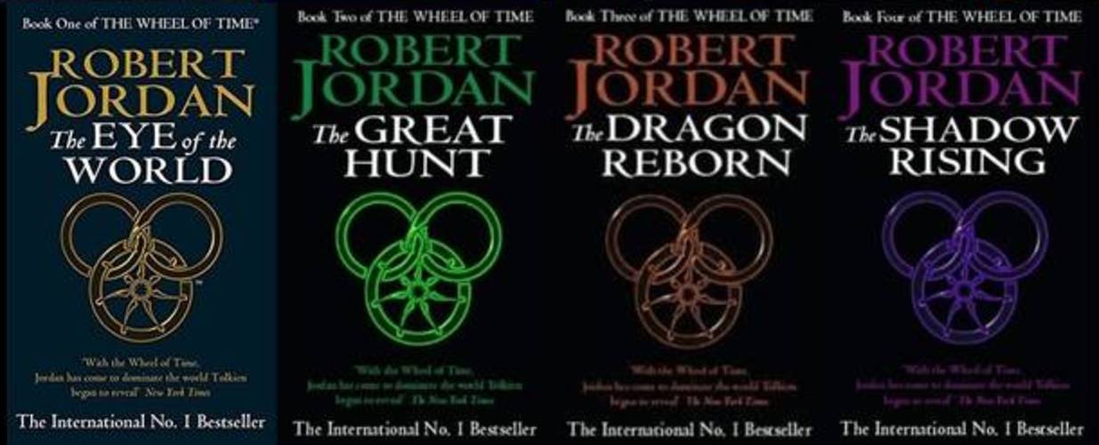 The Eye of the World, The Great Hunt, The Dragon Reborn, The Shadow Rising