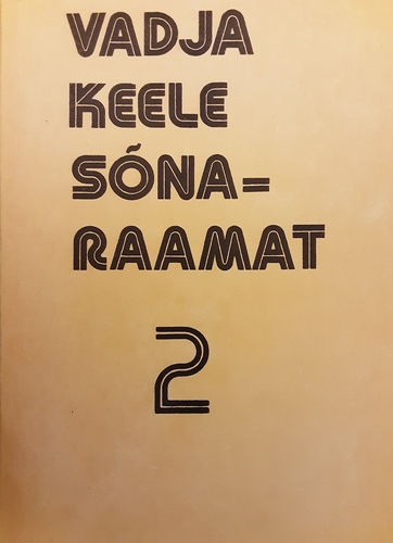 Vadja keele sõnaraamat 2