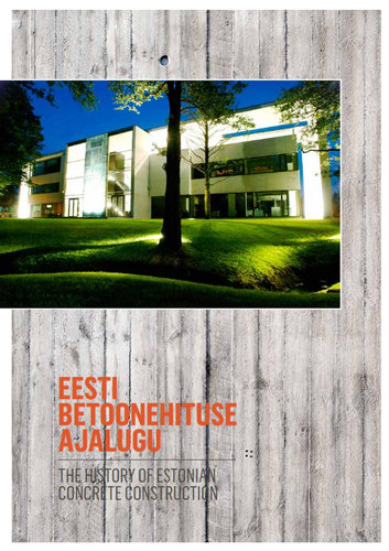 Eesti betoonehituse ajalugu