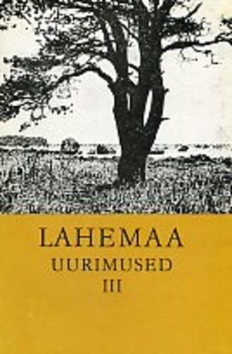 Lahemaa uurimused III