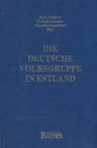 Die Deutsche Volksgruppe in Estland