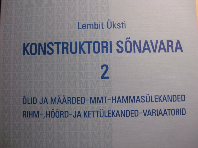 Konstruktori sõnavara. 2