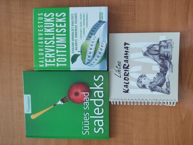 Süües saad saledaks. Kaloriarvestus tervislikuks toitumiseks. Lihtne kaloriraamat