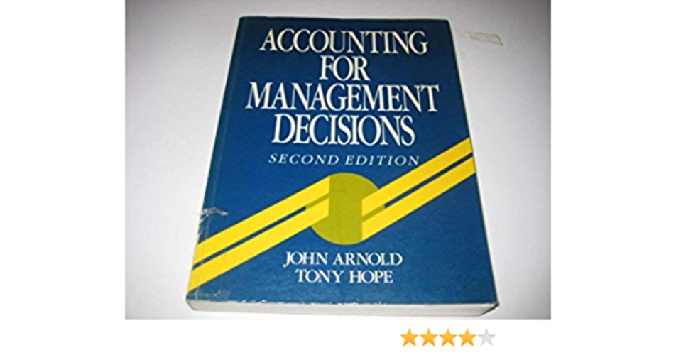 Accounting for Management Decisions Second Edition