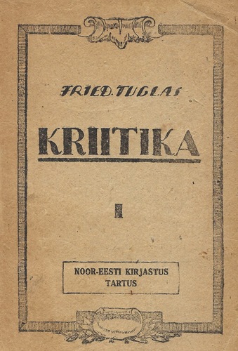 Kriitika I