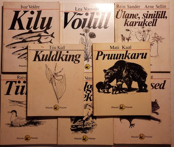 Sari ,,Pääsuke" kaheksa raamatut