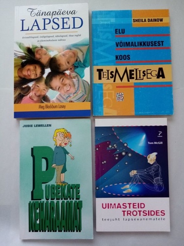 Pubekad, teismelised, uimastid jne 4 raamatut