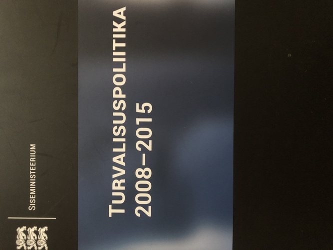 Turvalisuspoliitika 2008-2015