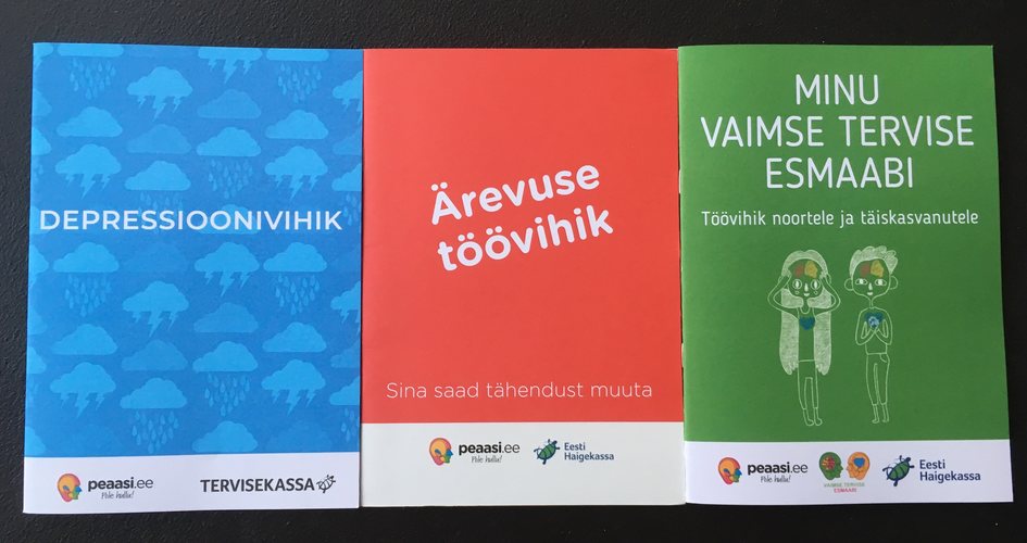 Depressioonivihik, Ärevuse töövihik, Minu vaimse tervise esmaabi