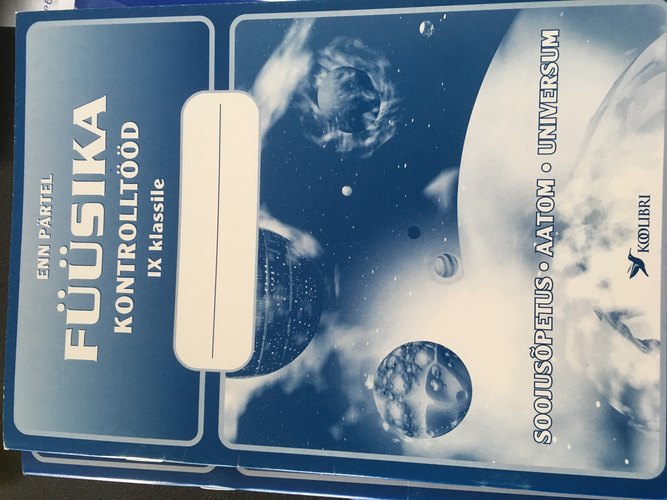 Füüsika kontrolltööd 8. klassile