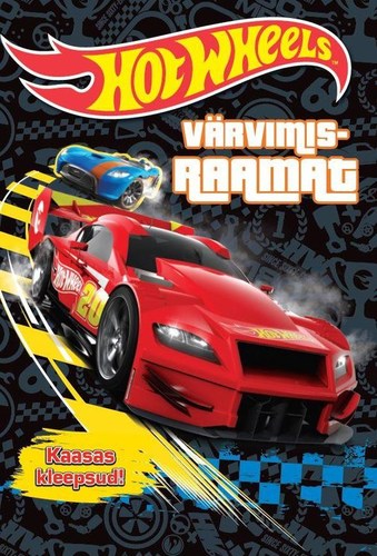 Hot Wheels, värvimisraamat kleepsudega