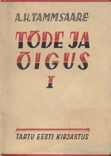 Tõde ja õigus I