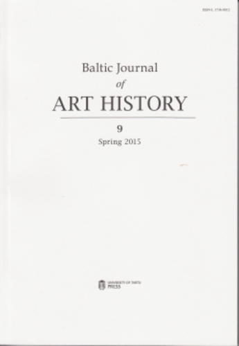 Baltic Journal of Art History, Spring 2015
