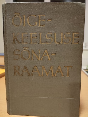 Õigekeelsuse sõnaraamat