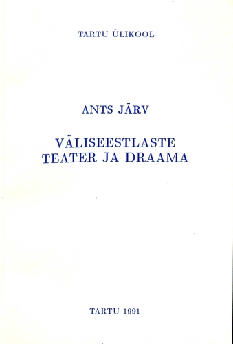 Väliseestlaste teater ja draama