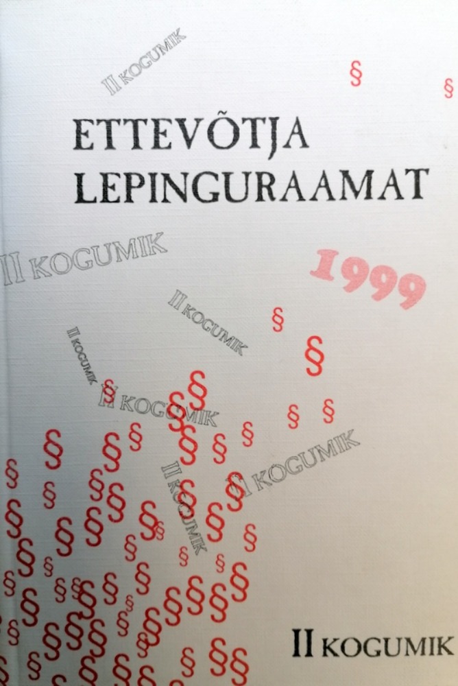 Ettevõtja lepinguraamat. II kogumik