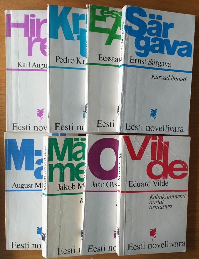Eesti novellivara sari – 8 raamatut