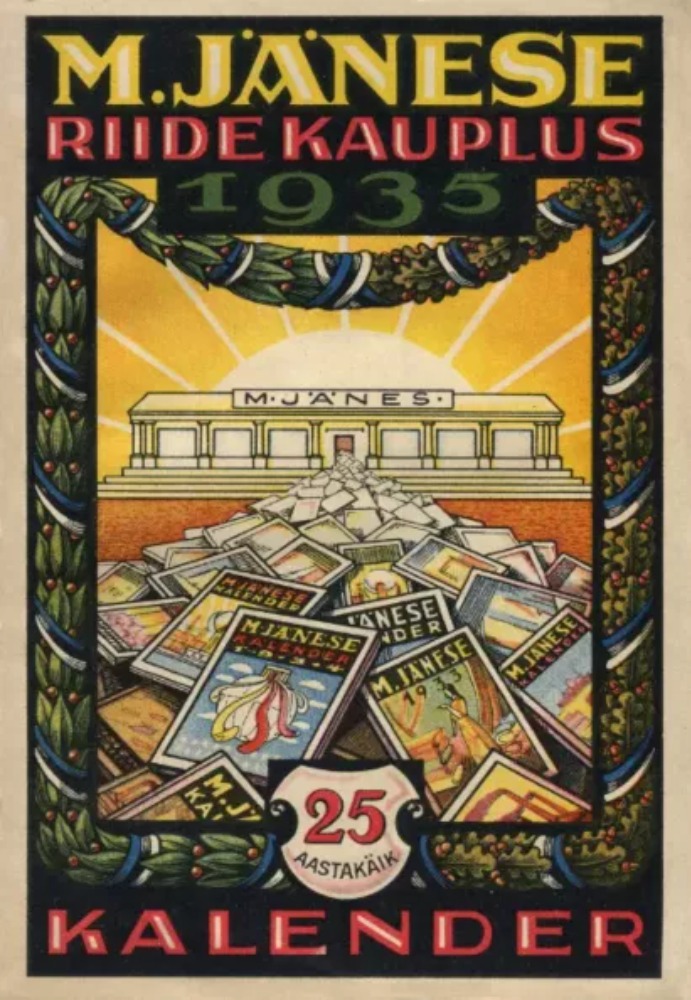 M. Jänes´e suuräri kalender 1935