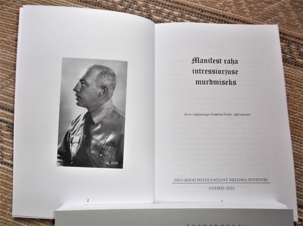 Manifest raha intressiorjuse murdmiseks