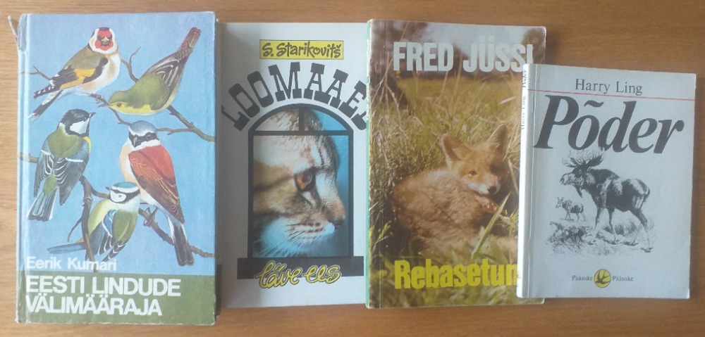 Loomad ja linnud – 4 raamatut