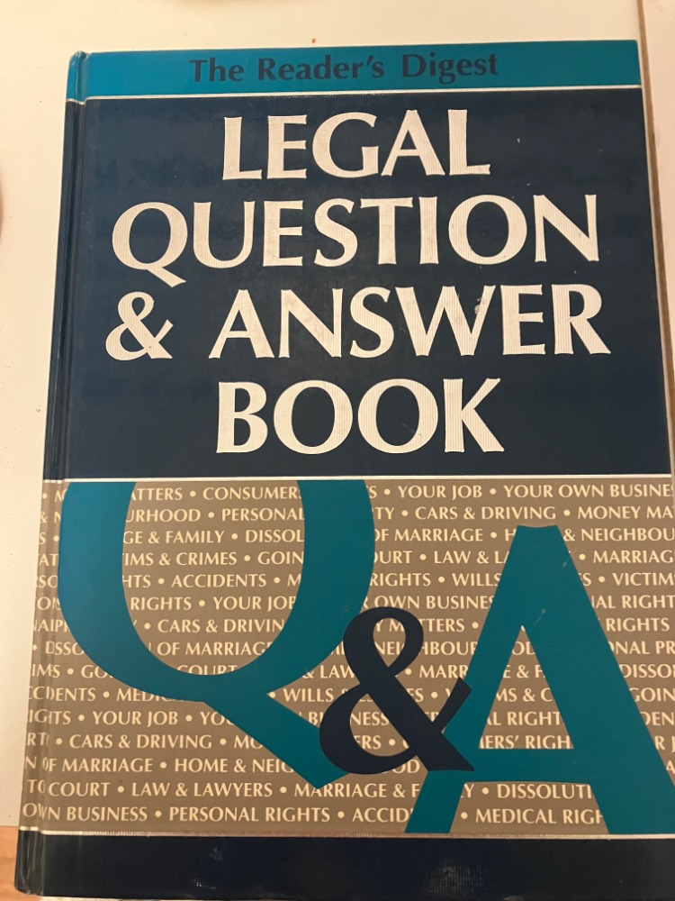 Legal Question & Answer Book