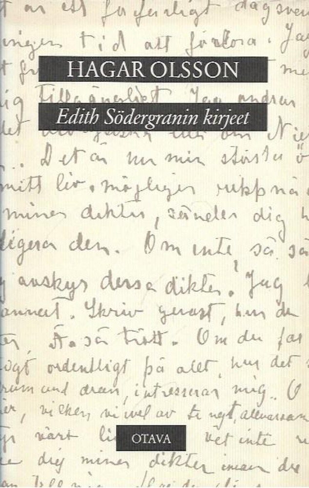 Edith Södergranin kirjeet