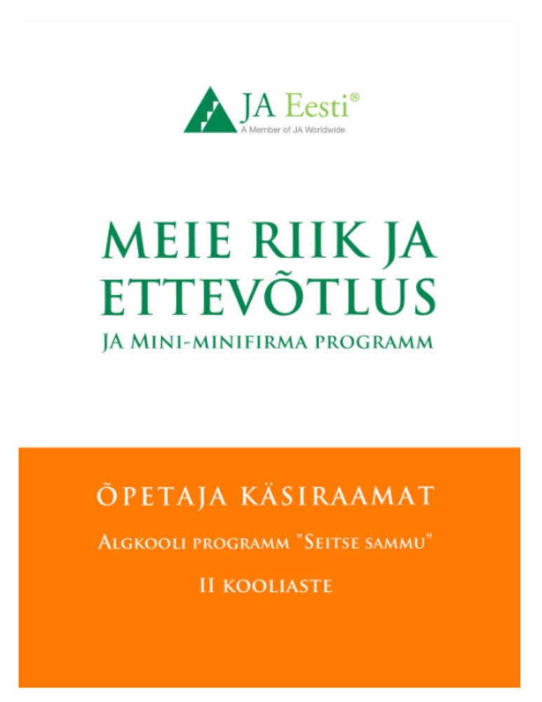 Meie riik ja ettevõtlus