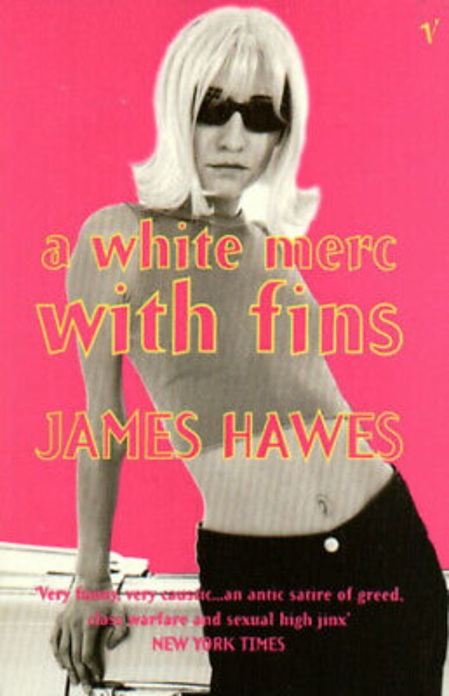 a white merc with fins