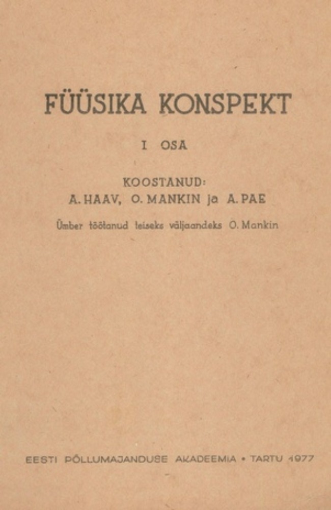 Füüsika konspekt