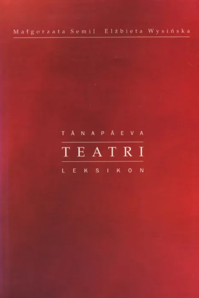 Tänapäeva teatri leksikon