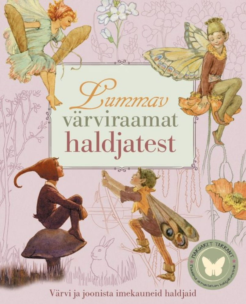 Lummav värviraamat haldjatest